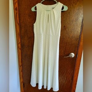 London Style, size 6, white eyelet dress
